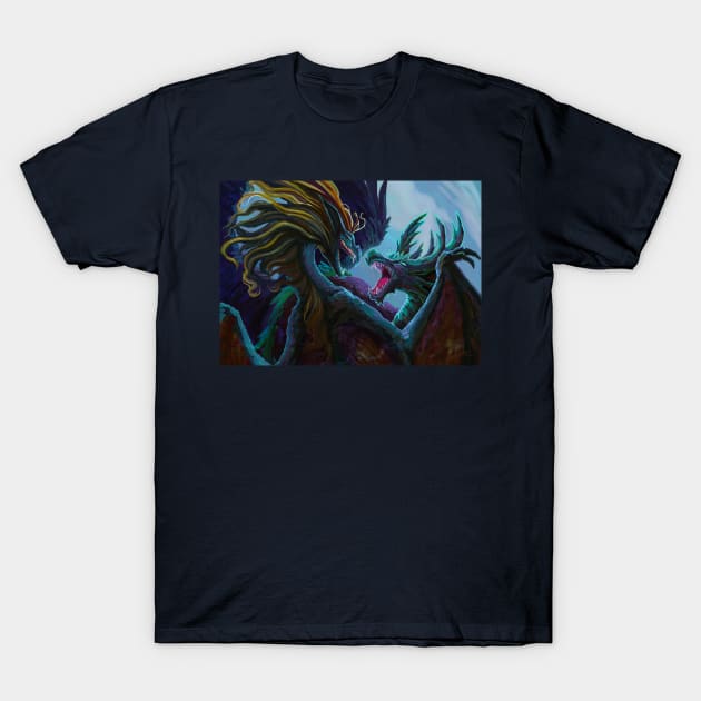 Fighting Dragons T-Shirt by August